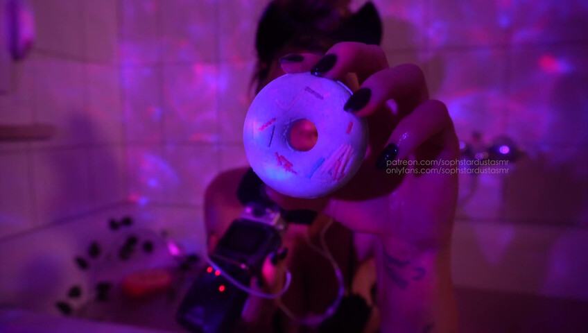 Soph Stardust ASMR Patreon Onlyfans Video - Lil kitty cat has fun in her bathtub