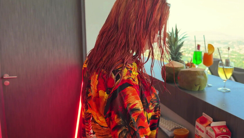 Sweetie Fox - Fucking The Barmaid Behind The Bar All Inclusive Hotel 4K