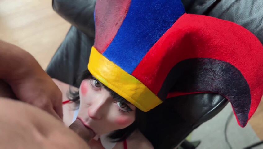 Sweetie Fox - Pomni from The Amazing Digital Circus Hard Fucks & 2 Cumshots 4K