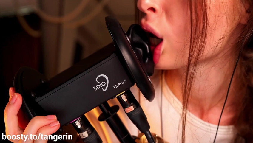 Tangerin ASMR - 3 Sep 2025 - Ear Licking (Close - Slow - Fast - Horizontal)