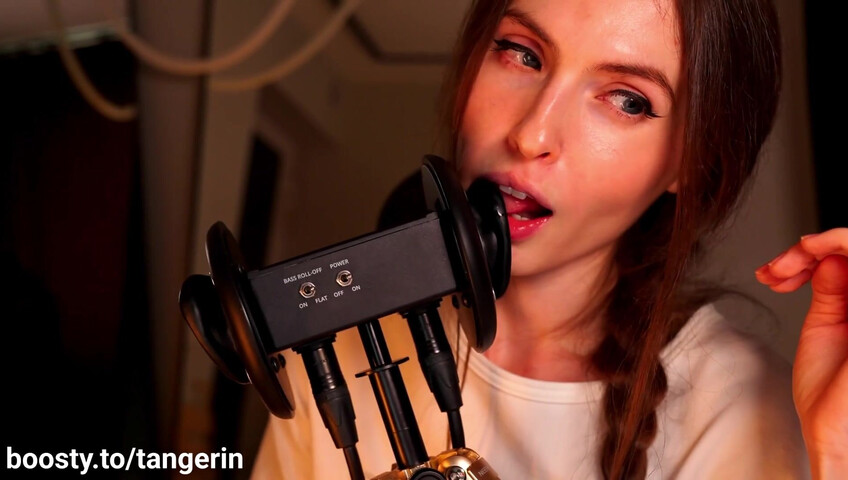 Tangerin ASMR - 3 Sep 2025 - Ear Licking (Close - Slow - Fast - Horizontal)