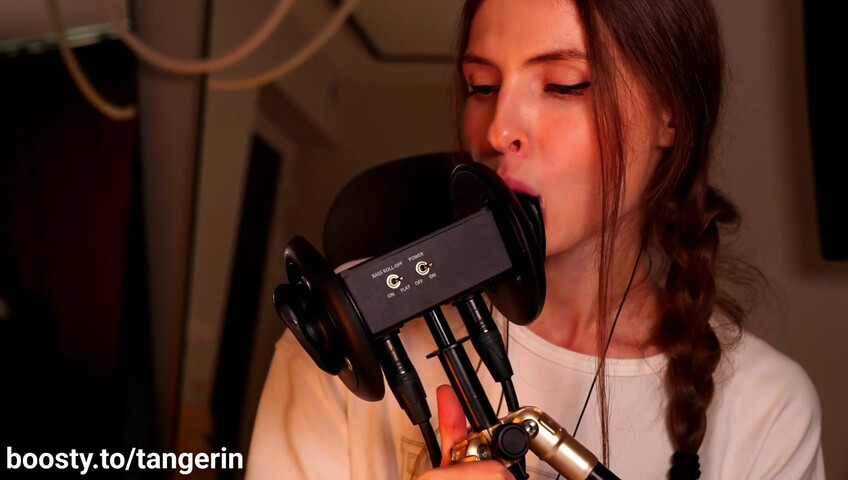 Tangerin ASMR - 3 Sep 2025 - Ear Licking (Close - Slow - Fast - Horizontal)