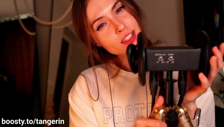 Tangerin ASMR - 3 Sep 2025 - Ear Licking (Close - Slow - Fast - Horizontal)