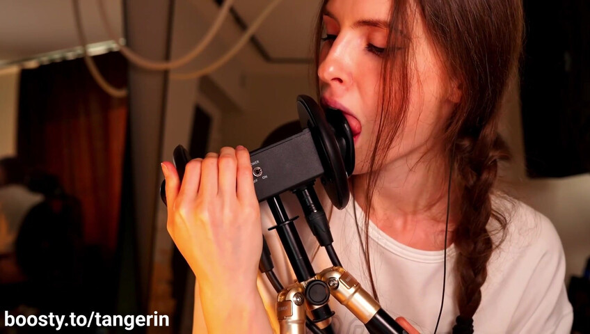 Tangerin ASMR - 3 Sep 2025 - Ear Licking (Close - Slow - Fast - Horizontal)