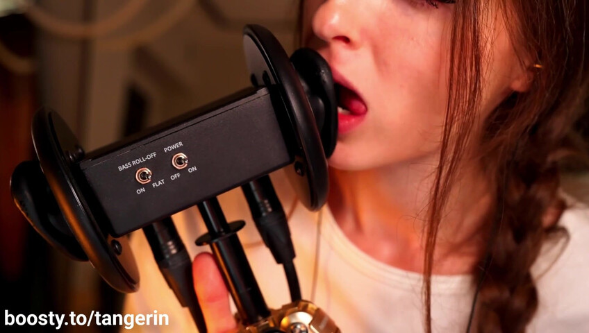 Tangerin ASMR - 3 Sep 2025 - Ear Licking (Close - Slow - Fast - Horizontal)