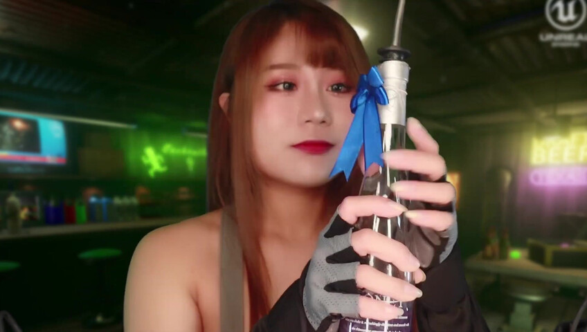 Uying ASMR - Tifa Final Fantasy Role Play - Training You - Cosplay