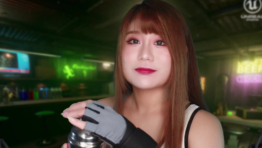 Uying ASMR - Tifa Final Fantasy Role Play - Training You - Cosplay
