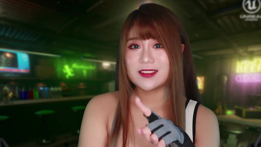 Uying ASMR - Tifa Final Fantasy Role Play - Training You - Cosplay