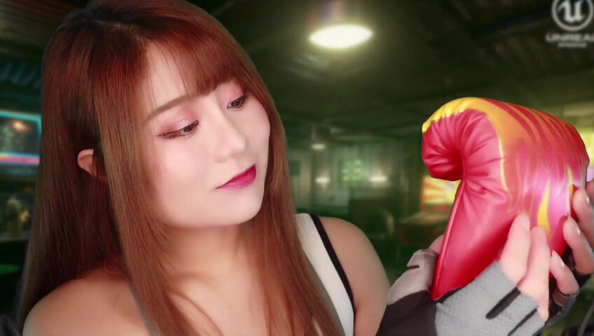 Uying ASMR - Tifa Final Fantasy Role Play - Training You - Cosplay