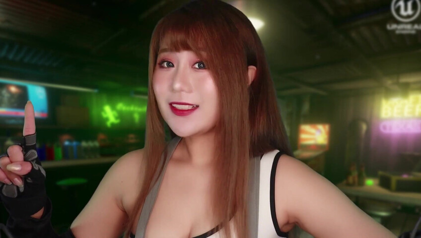 Uying ASMR - Tifa Final Fantasy Role Play - Training You - Cosplay