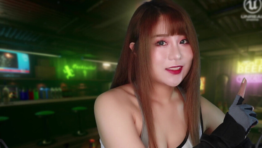 Uying ASMR - Tifa Final Fantasy Role Play - Training You - Cosplay