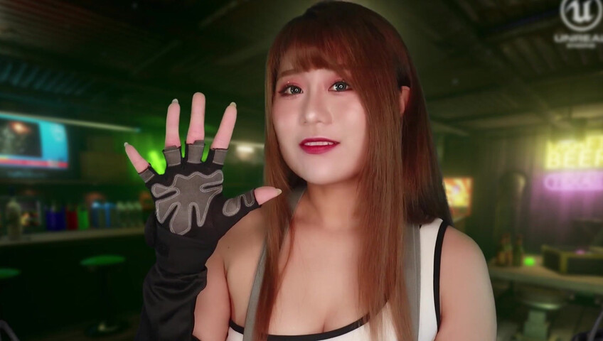 Uying ASMR - Tifa Final Fantasy Role Play - Training You - Cosplay