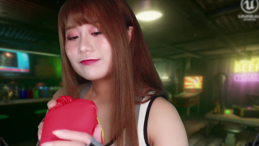 Uying ASMR - Tifa Final Fantasy Role Play - Training You - Cosplay