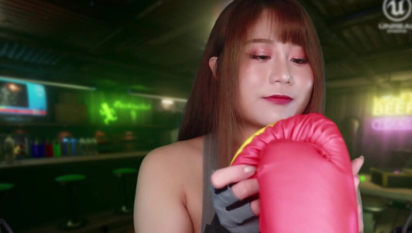 Uying ASMR - Tifa Final Fantasy Role Play - Training You - Cosplay