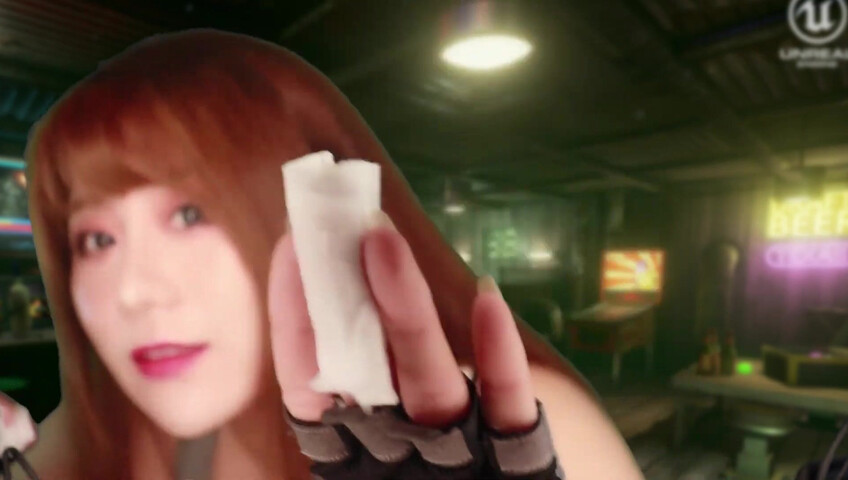 Uying ASMR - Tifa Final Fantasy Role Play - Training You - Cosplay