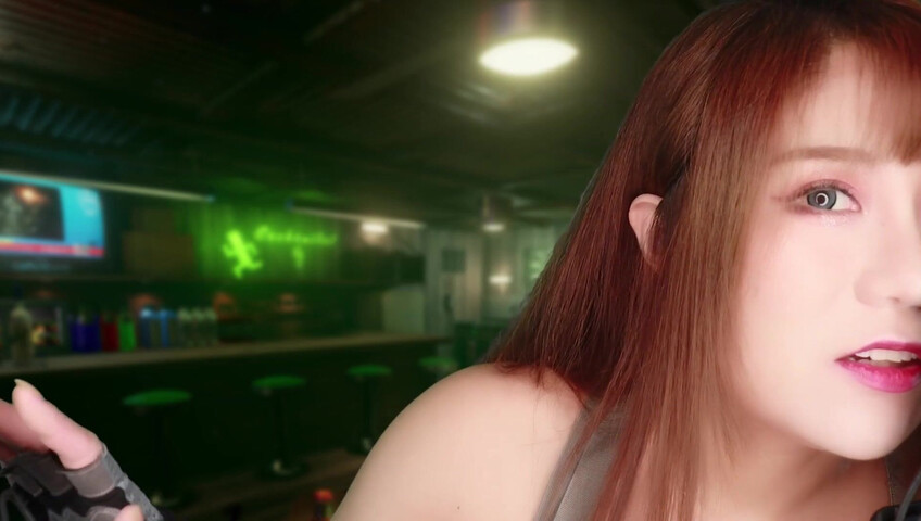 Uying ASMR - Tifa Final Fantasy Role Play - Training You - Cosplay