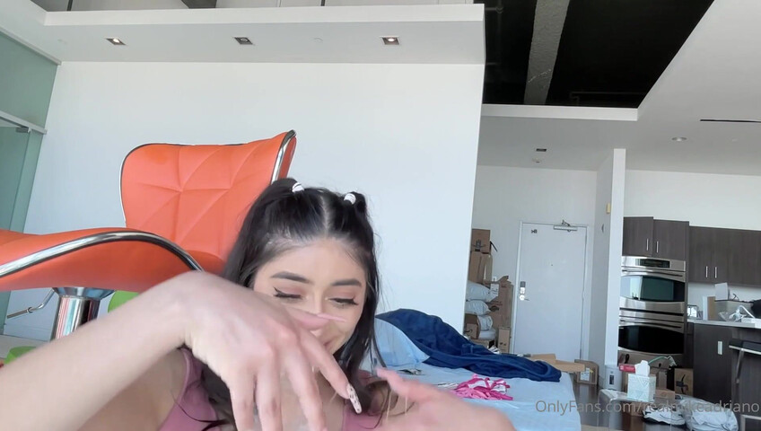 Violet Myers and Mike Adriano