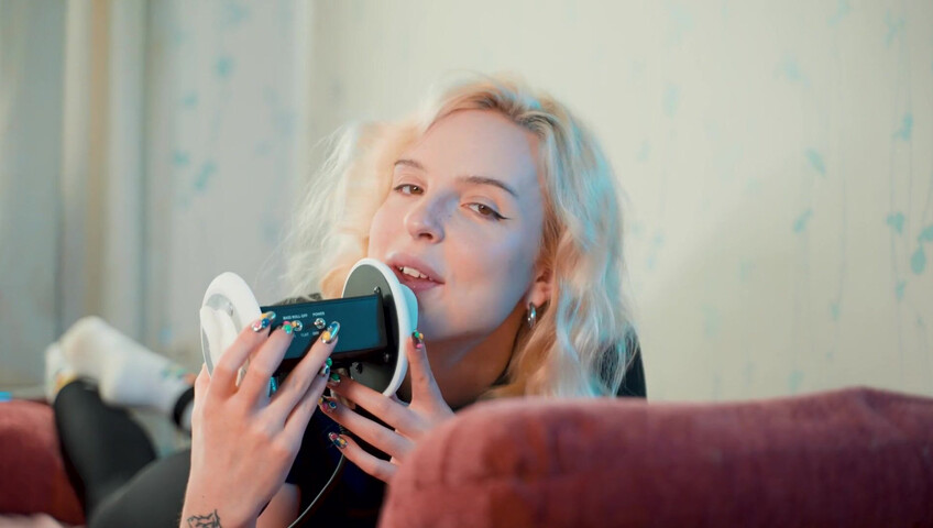 thesounds_of_girls ASMR - Gently Girlfriend Licks Your Ears Intense Mouth Sounds with Elsa (3Dio, 4K)