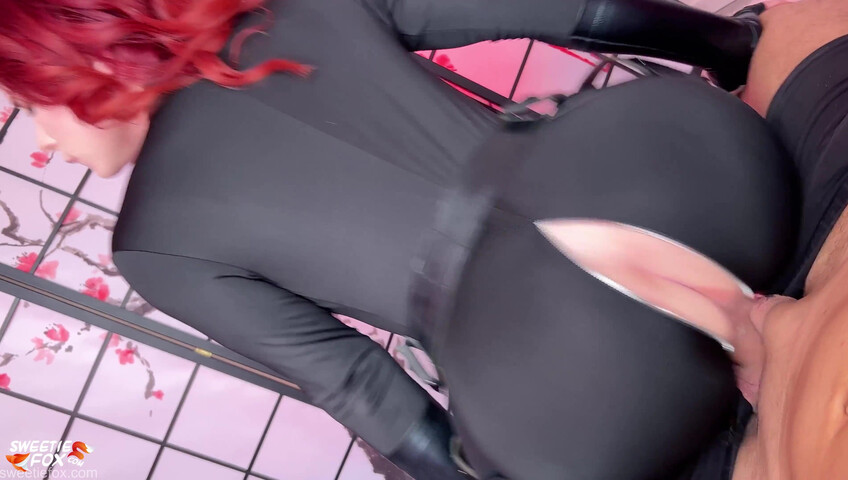 Sweetie Fox - Black Widow Blowjob and Anal Fucks POV