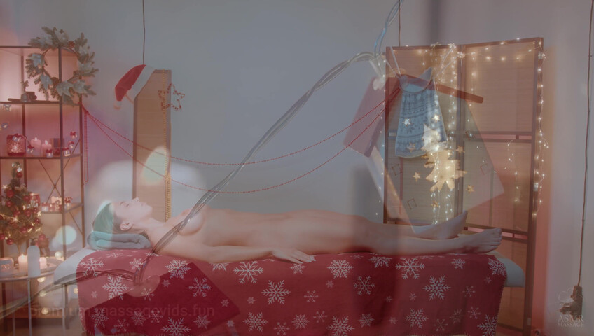 ASMR Massage - Christmas Special 2025 Relaxing Masage by Anna to Violetta