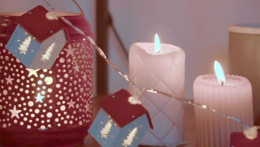 ASMR Massage - Christmas Special 2025 Relaxing Masage by Anna to Violetta