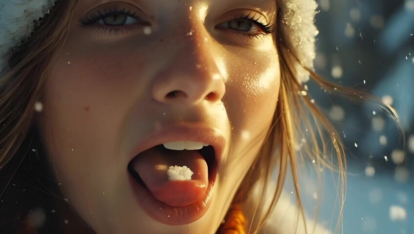 Naked Women at Ski Resort