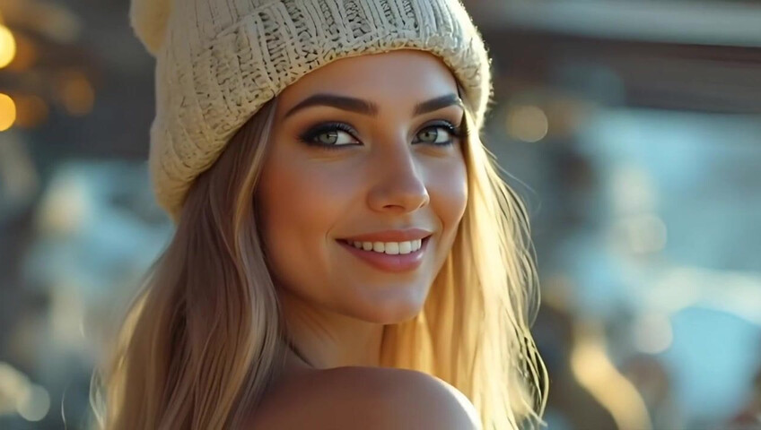 Naked Women at Ski Resort