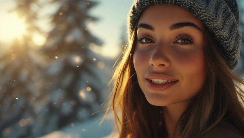 Naked Women at Ski Resort