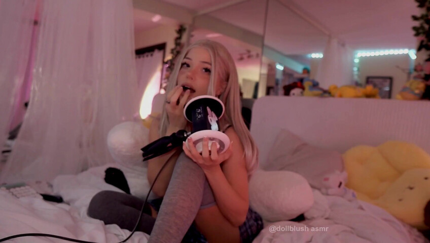 Dollblush ASMR - 13 January 2026 - Mouth Sounds ♡ Kisses ♡ Fabric Triggers ♡ Rambling