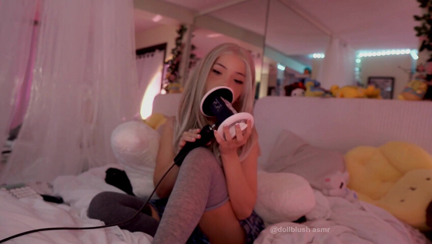 Dollblush ASMR - 13 January 2026 - Mouth Sounds ♡ Kisses ♡ Fabric Triggers ♡ Rambling