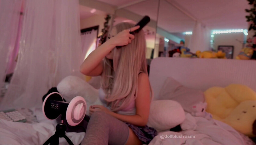 Dollblush ASMR - 13 January 2026 - Mouth Sounds ♡ Kisses ♡ Fabric Triggers ♡ Rambling