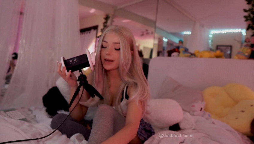 Dollblush ASMR - 13 January 2026 - Mouth Sounds ♡ Kisses ♡ Fabric Triggers ♡ Rambling