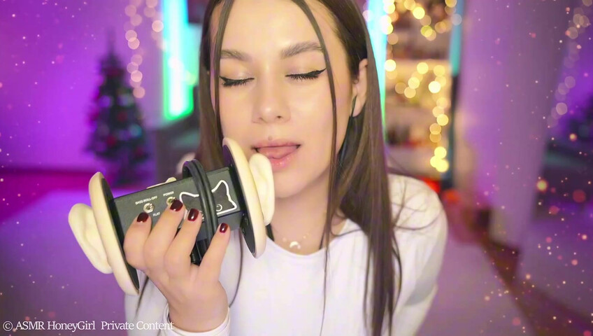 HoneyGirl ASMR - 14 January 2026 - Ear Licking