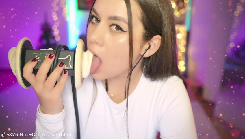 HoneyGirl ASMR - 14 January 2026 - Ear Licking