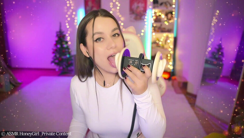 HoneyGirl ASMR - 14 January 2026 - Ear Licking
