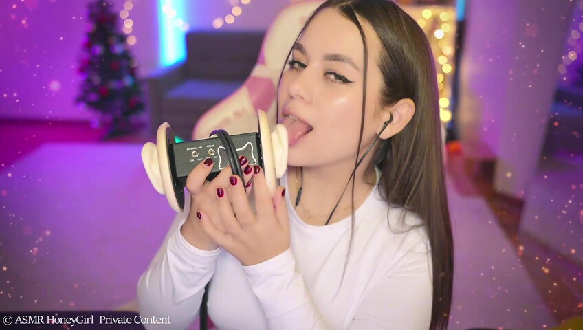 HoneyGirl ASMR - 14 January 2026 - Ear Licking
