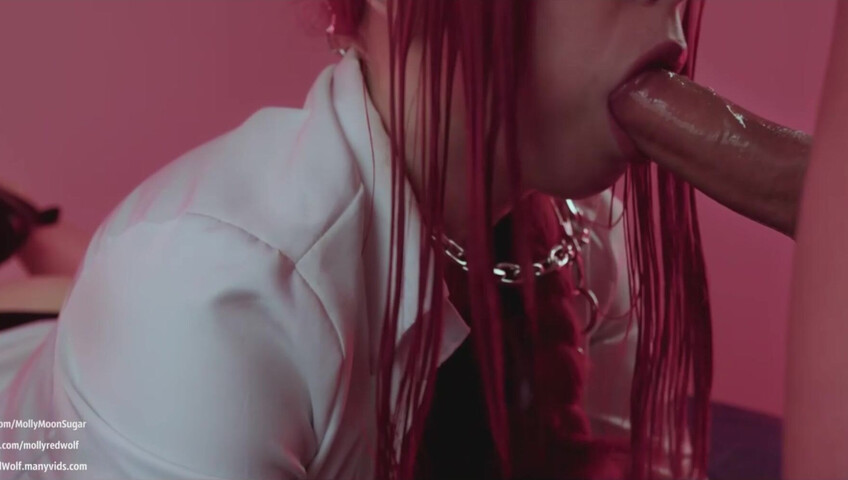 MollyRedWolf - Makima was dominated and fucked on a chain