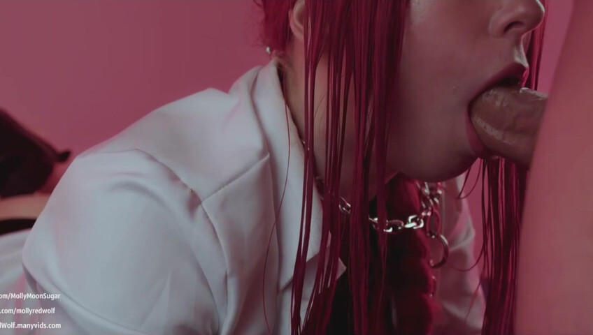 MollyRedWolf - Makima was dominated and fucked on a chain