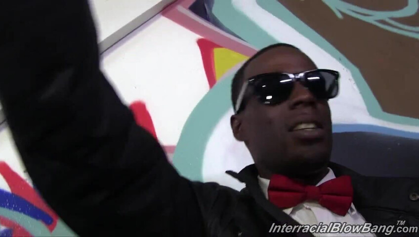 Giselle Leon - Interracial Blowbang