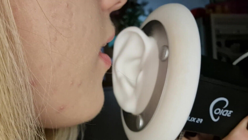 Lym's Cozy ASMR - [Exclusive] Side view ear eating & tongue fluttering (Patreon)