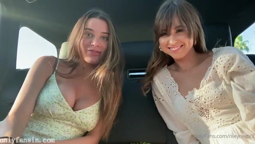 Riley Reid & Lana Rhoades - Showing Tits & Fingering