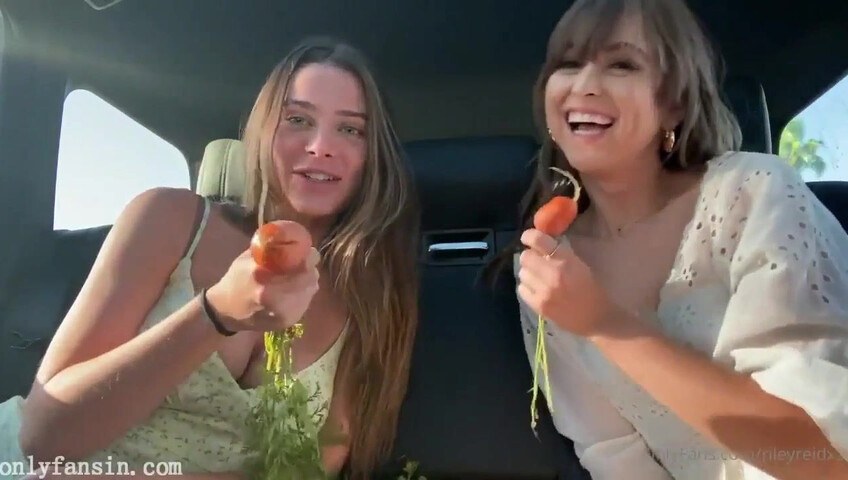 Riley Reid & Lana Rhoades - Showing Tits & Fingering