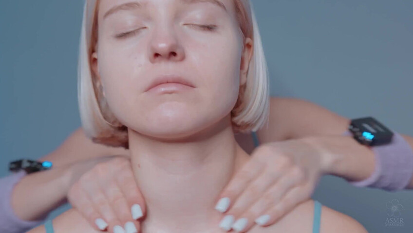 ASMR Massage - 16 January 2026 - Shoulders Massage by Olga to Alice (non nude)