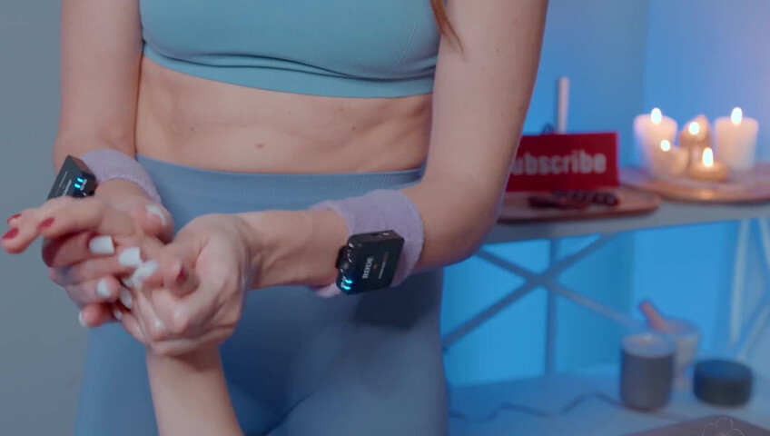 ASMR Massage - 16 January 2026 - Shoulders Massage by Olga to Alice (non nude)