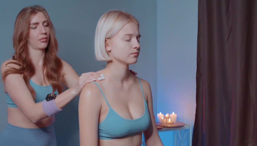 ASMR Massage - 16 January 2026 - Shoulders Massage by Olga to Alice (non nude)