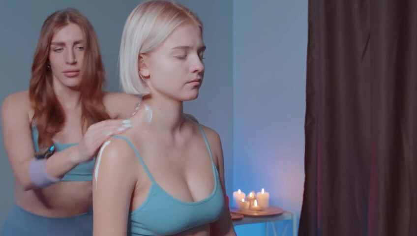 ASMR Massage - 16 January 2026 - Shoulders Massage by Olga to Alice (non nude)