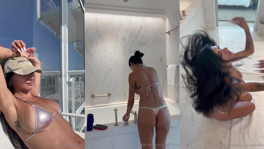 Mia Khalifa - 17 January 2026 - OnlyFans Vlog | Taking a Naked Bath