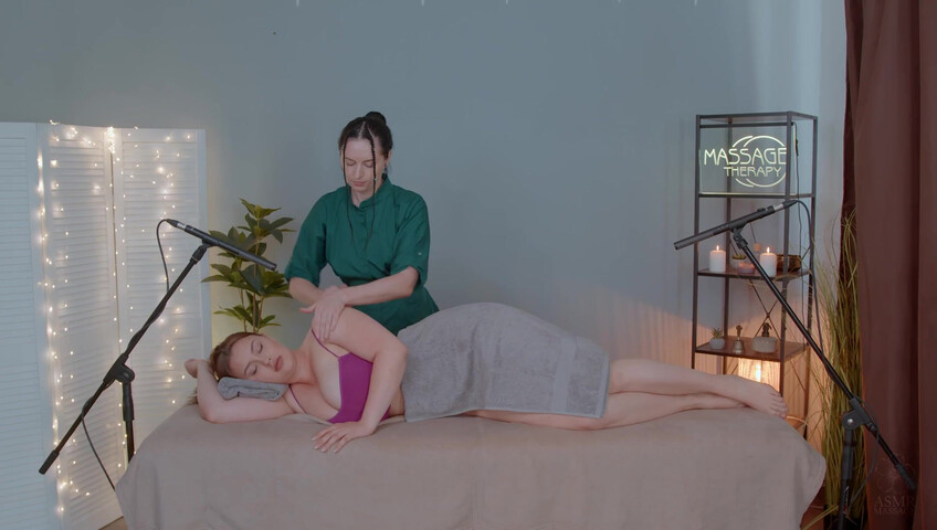 ASMR Massage - 19 Jan 2026 - Back and Side Scrub Massage by Anna to Liza (non nude)​