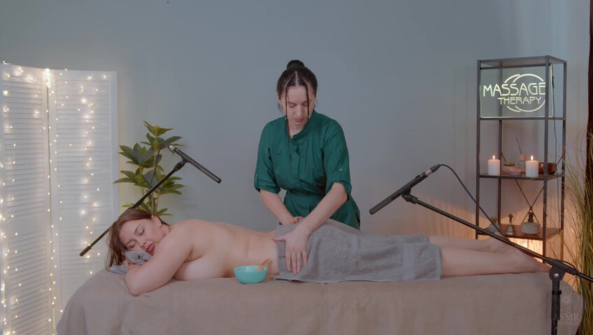 ASMR Massage - 19 Jan 2026 - Back and Side Scrub Massage by Anna to Liza (non nude)​