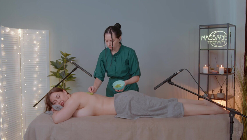 ASMR Massage - 19 Jan 2026 - Back and Side Scrub Massage by Anna to Liza (non nude)​